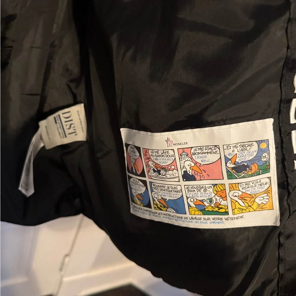 Moncler Hooded Black Down Jacket - Picture 4 of 5